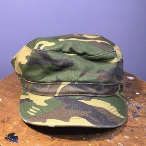 Joes USA.com Camo camp cap camouflage 3 full panel adjustable Velcro strap hat